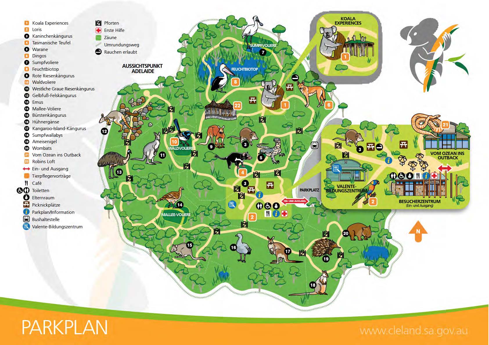 Cleland Park Map